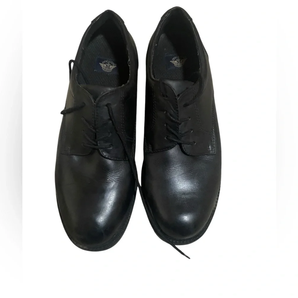 Dockers Mens Shoe Size 10,5 Genuine Leather Black Toe Comfort